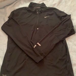 Nike drifit half zip up jacket
